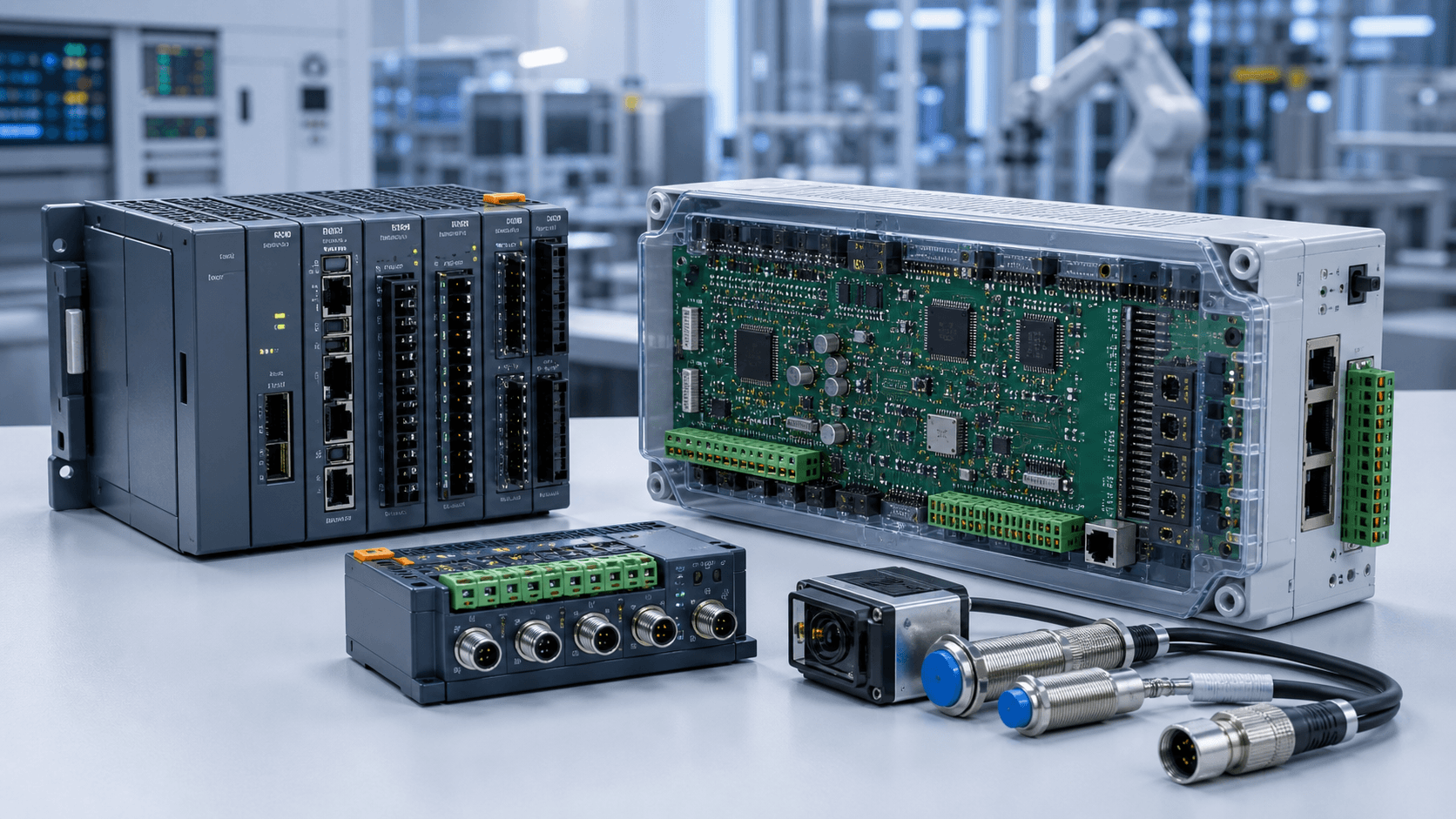 工业控制器、传感器与仪器仪表 PCB 透视图